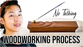 MAKING an Incense Holder | Peaceful Woodworking