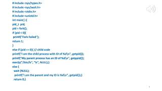 CS 303 Operating Systems: chapter 3, lecture 3 - fork ( ), exec ( ), exit ( ), wait ( ) system calls Net Worth