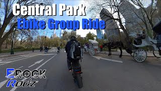 Ebike Group Ride through Central Park ⚡︎ Ariel Rider X-Class ⚡︎