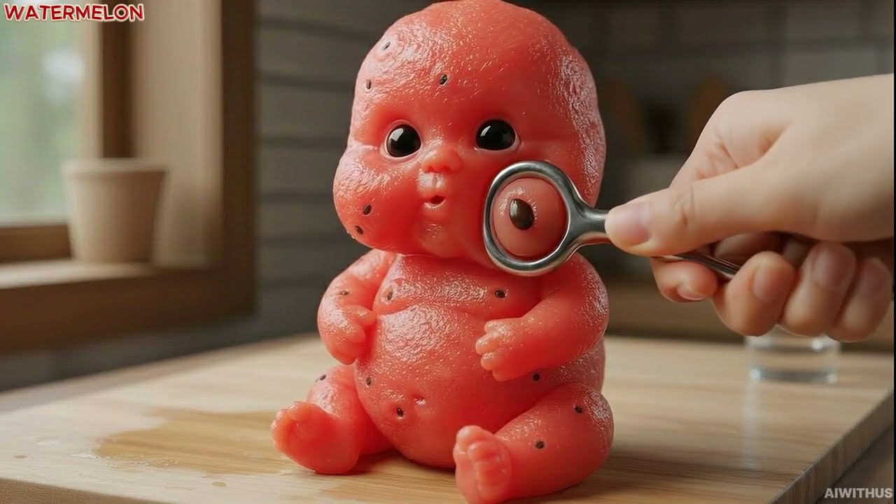 [ASMR] Take 3 minutes to help the fruit babies squeeze acne | AI relaxing & satisfying 