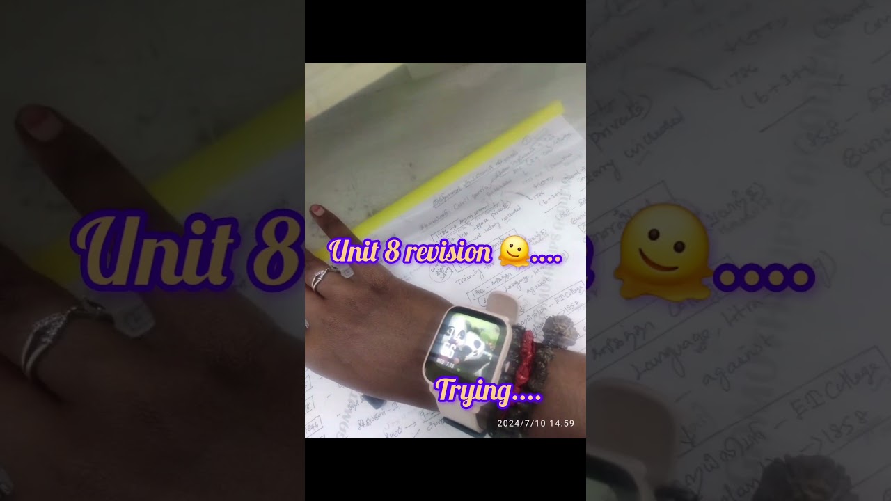 unit 8 Revision😊/