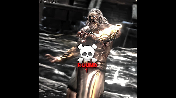 " Kratos vs Zeus " 🥶🔥