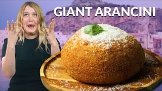 Giant Ragù Stuffed Arancini Recipe With Sophie