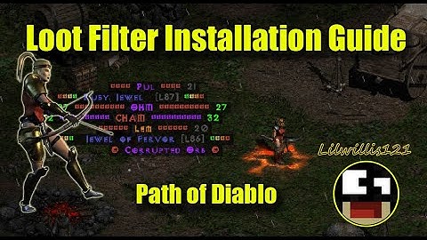 Path of Diablo - How to Install a Loot Filter - No more Junk Items