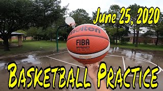 🏀 Basketball Shootaround || Molten B7G5000 Basketball || GoPro Basketball || June 25, 2020