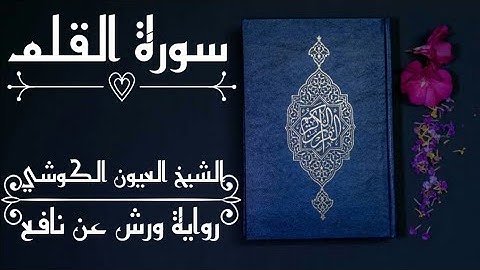 سورة القلم -الشيخ العيون الكوشي