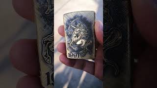 custom hand carving punisher zippo screenshot 5