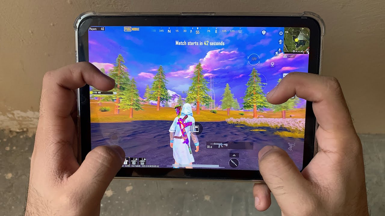 iPad Mini 6 HANDCAM 🔥 Pubg Test/ Gameplay/ 4 Fingers claw ️ FHD+60FPS ...