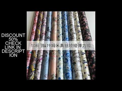 Summer Mulberry Silk 19mm Stretch Satin Digital Print