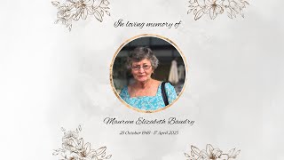 In Loving Memory of Maureen Elizabeth Baudry