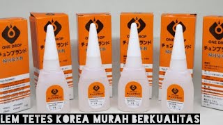 Cara penggunaan dan penyimpanan lem korea / lem tetes