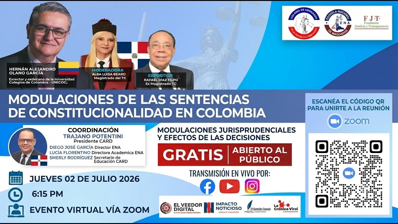 🔴 EN VIVO: PANEL ESPECIALIZADO - DESAFÍOS POLÍTICOS, SOCIALES Y JURÍDICOS DEL NUEVO CÓDIGO PENAL RD