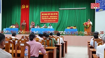 Tổ đại biểu Quốc hội Đồng Nai đơn vị số 4 tiếp xúc cử tri huyện Định Quán