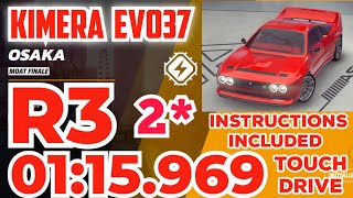 KIMERA EVO37 Grand Prix | Round 3 | 2⭐ Touchdrive | Moat Finale | Asphalt Legends