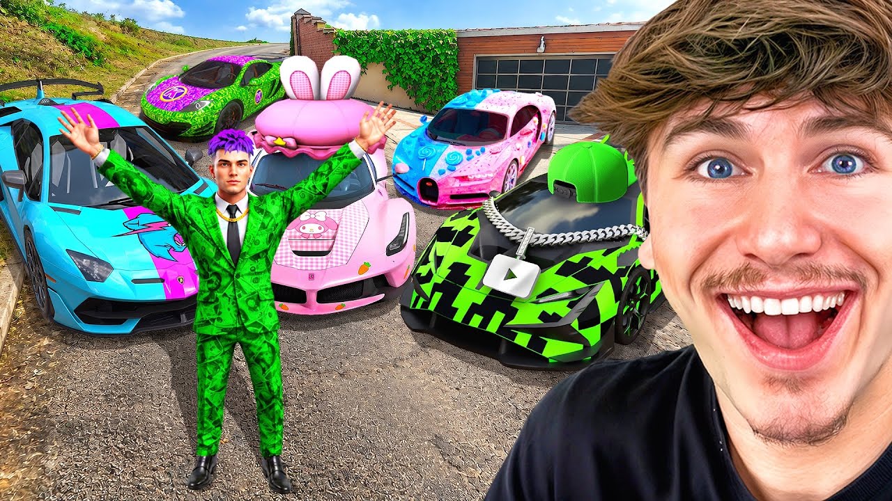 J’AI TESTÉ LES VOITURES DE YOUTUBEUR SUR GTA !! (Incroyable)