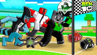 PRIMEIRA CORRIDA de BEN 10 com CARNITRIX vs SUPER OMNITRIX no MINECRAFT