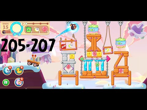 Angry Birds: Journey - Level 205-207