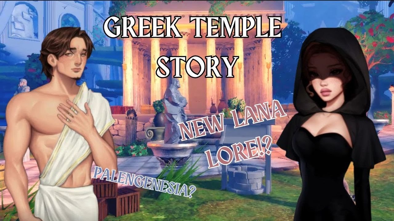 *NEW LANA LORE* Greek temple in dti!? | Full Story | Roblox With Maya