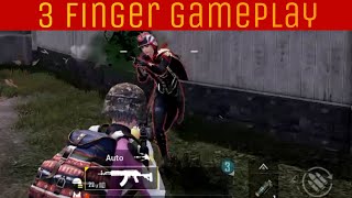 My First 3 Finger Gameplay | PUBG MOBILE | HuNtshOt