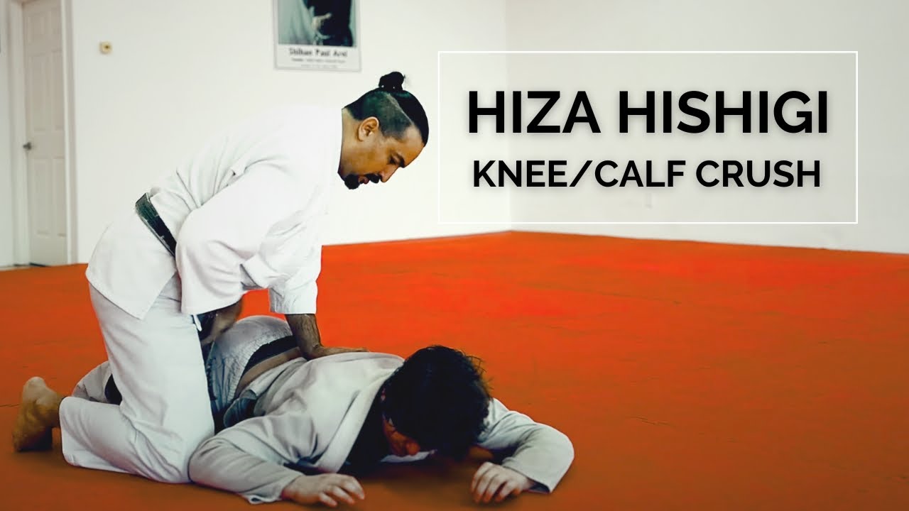 Hiza Hishigi: Crushing Compression Leg Lock of Japanese Jujutsu (jujitsu / jiu-jitsu)