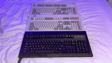 IBM Model M13 vs Silver Badge Model M vs Blue Badge Model M Sound Test