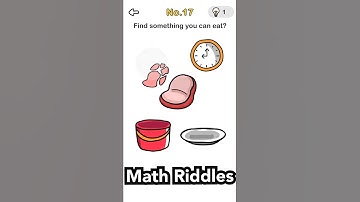 Brain Out Level 17 ( Find something you can eat? )