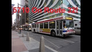 NeoplanDude | SEPTA 2003 New Flyer D40LF #5710 On Route 32, To Broad-Carpenter!