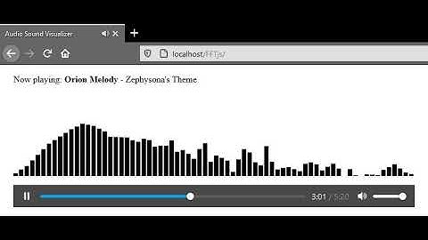 [JavaScript] Audio Sound Visualizer | Source Code