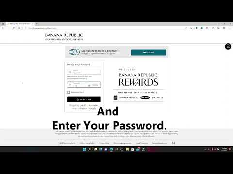 How To Login Banana Republic Credit Card Account? Learn Step Step By Sign In Tutorial