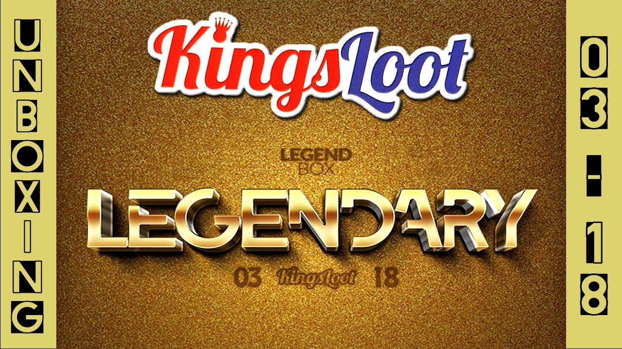 KINGSLOOT LEGENDBOX PRO LEGENDARY Einfach legendärer Loot 03/18
