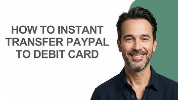How to Instant Transfer Paypal to Debit Card - KevinHowTo