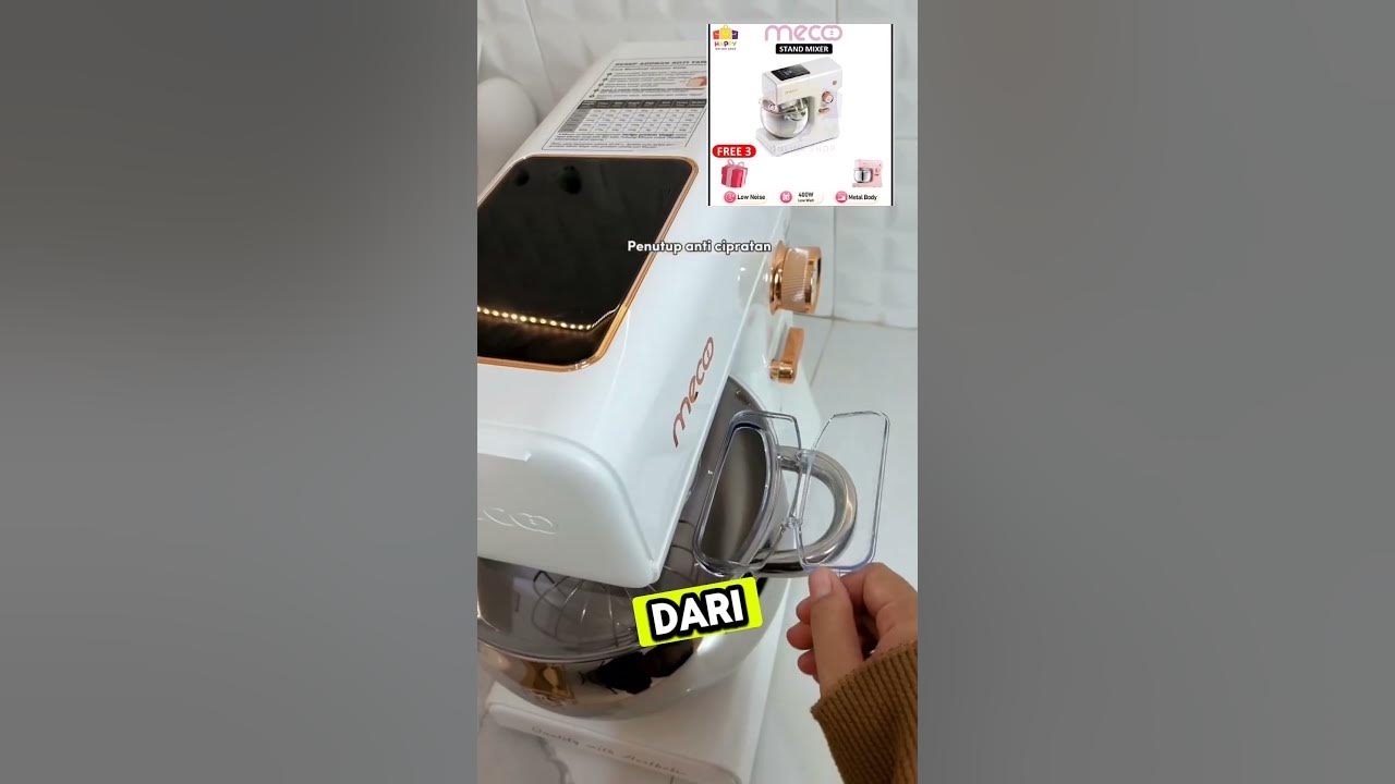 Review stand mixer mecoo. Bikin adonan kue jadi lebih praktis. Yuk belanja sekarang! ⬇️⬇️