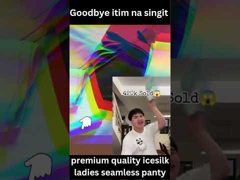 Goodbye itim na singit  premium quality icesilk ladies seamless panty