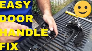 Fix Repair Ford Focus Door Handle For 1 Dollar Youtube