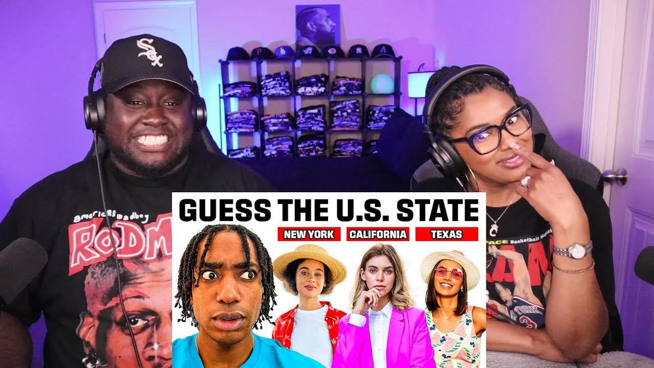 Kidd and Cee Reacts To Match The White Girl To The US State