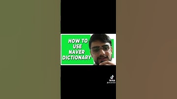 Naver dictionary