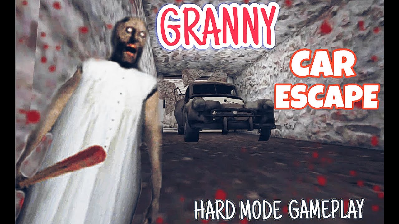 Finally escaped in day 4😨 | granny chapter 1 car escape 🚗😰 | hard mode ...