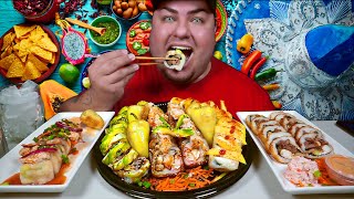 MASSIVE Mexican Sushi Spread | STORY TIME