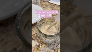 Homemade Almond Milk 🥛 easy, creamy & made from scratch