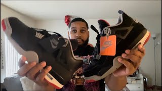 Jordan 4 bred 2019 vs 2024 review #jordan4 #bred #jumpman23