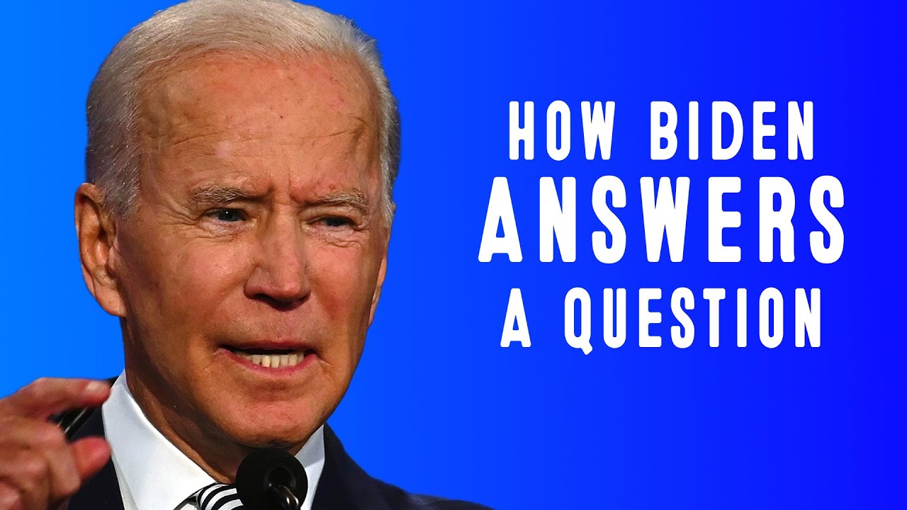 How Joe Biden Answers a Question - YouTube