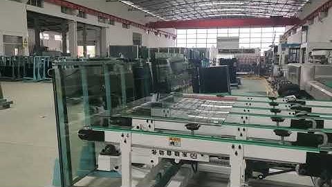 Automatic glass unloading machine