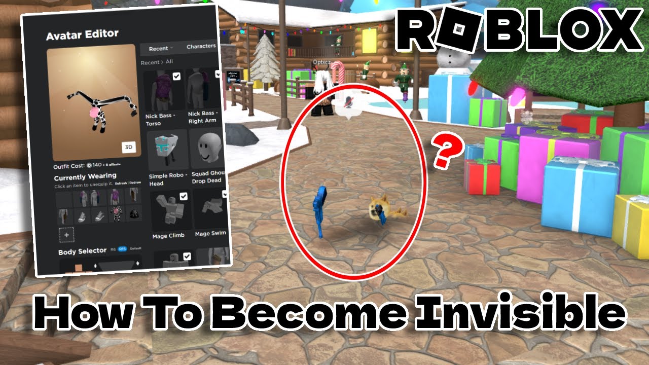 How To Make Your Avatar Invisible On Roblox *Working - YouTube