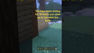Bro was on side quests 😭😭 #minecraft #shorts #youtube #funny
