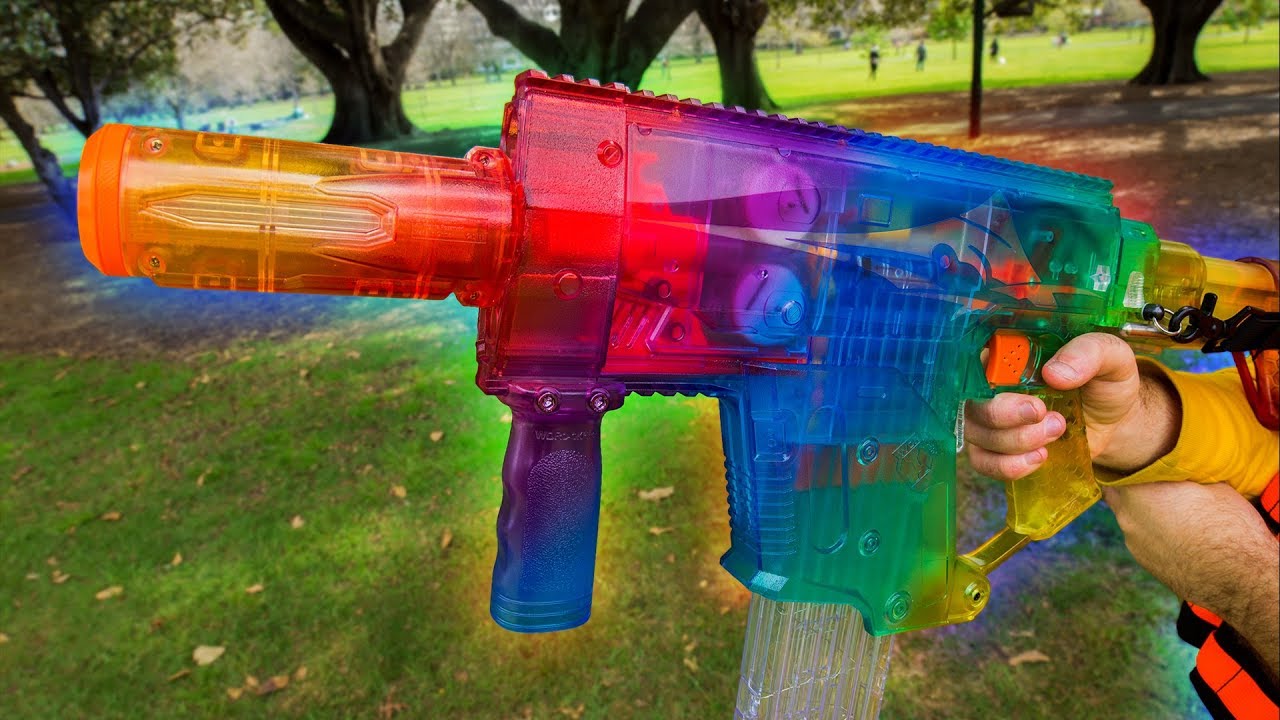 NERF RAINBOW KRISS VECTOR - YouTube