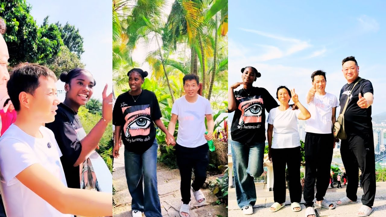 Брат Чжан берёт Анджелу и Цзинь Тао на знакомство с природными красотами Саньи.