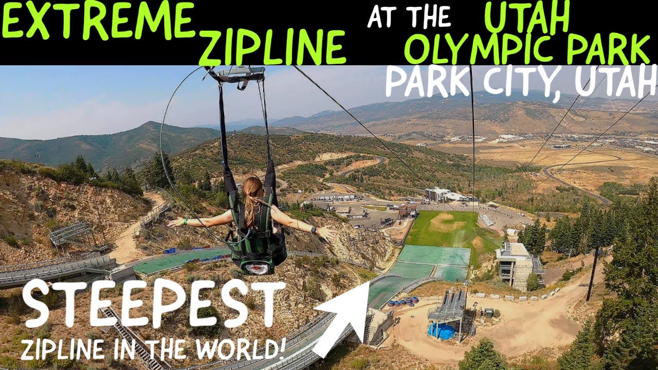 Extreme Zip Utah Olympic Park (Park City, Utah) YouTube