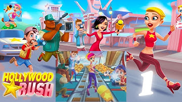 Hollywood Rush Gameplay Walkthrough 🧚‍♀️👸🏃‍♀️ |  | Level 1 | Android & iOS mobile | mobitap gaming