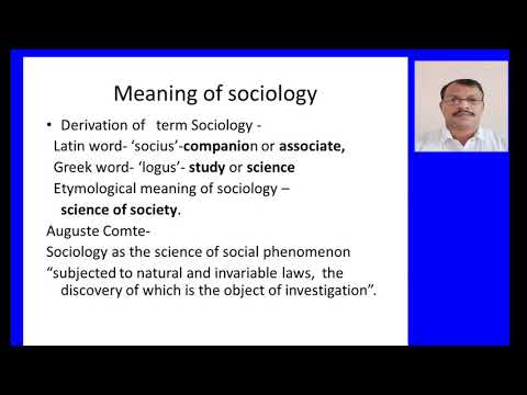 I BA Sociology  Principles of Sociology