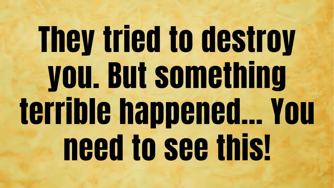 🔴 They tried to destroy you. But something terrible happened... | God message today